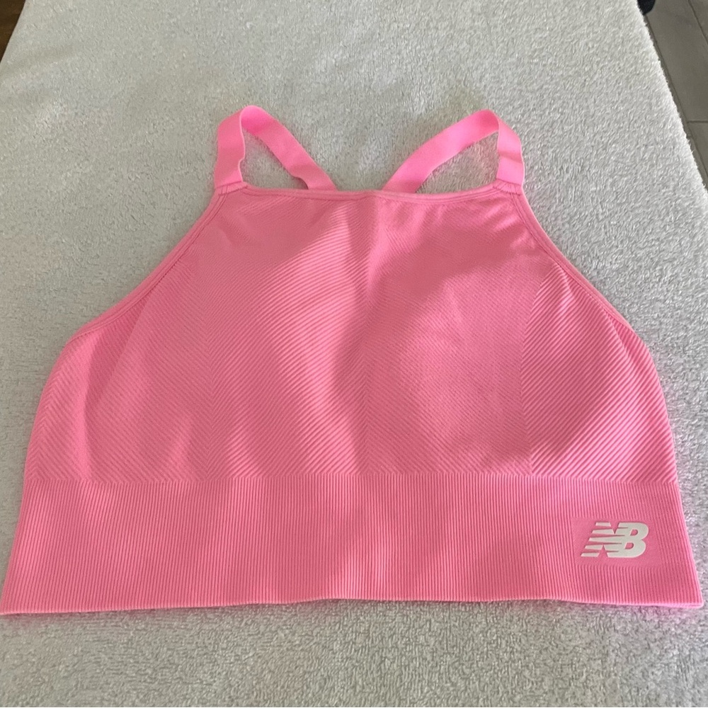 New Balance Bright Pink Athletic Top
